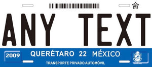 Custom Queretaro '08 cases/license plates