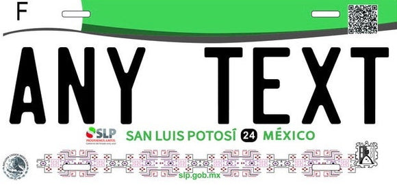 Custom San Luis Potosi '16 cases/license plates