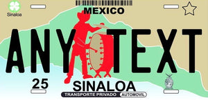 Custom Sinaloa '02 cases/license plates