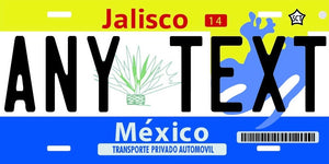 Custom Jalisco '02 cases/license plates