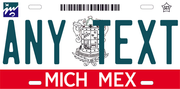 Custom Michoacan '88 cases/license plates