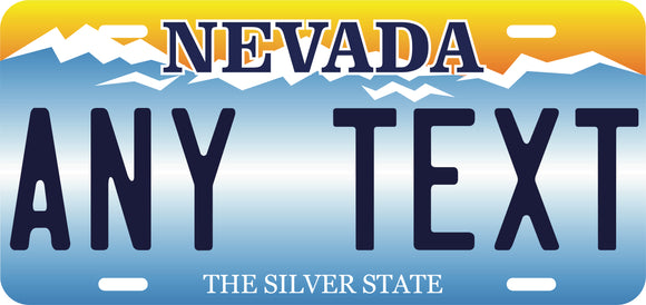 Custom Nevada '01 cases/license plates