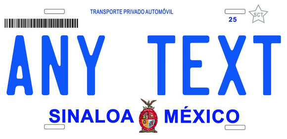 Custom Sinaloa '12 cases/license plates