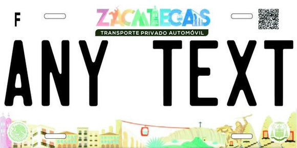 Custom Zacatecas '17 cases/license plates