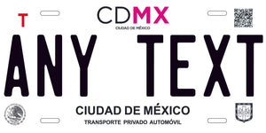 Custom CDMX '17 cases/license plates