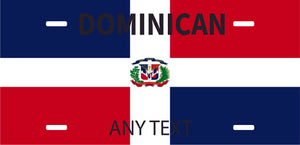 Custom Republica Dominicana cases/license plates