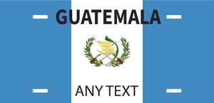 Custom Guatemala cases/license plates