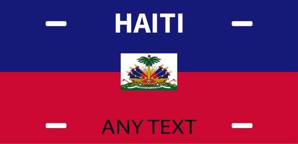 Custom Haiti cases/license plates