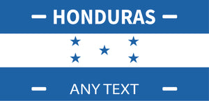 Custom Honduras cases/license plates