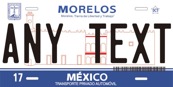 Custom Morelos ‘08 cases/license plates