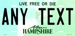 Custom New Hampshire '01 cases/license plates