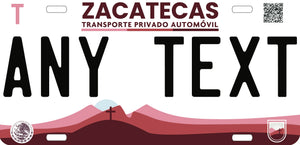 Custom Zacatecas '22 cases/license plates