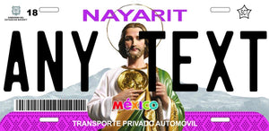 Nayarit “San Judas” cases/license plates