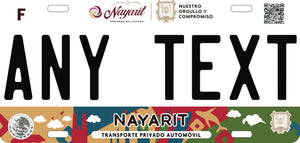 Custom Nayarit '22 cases/license plates